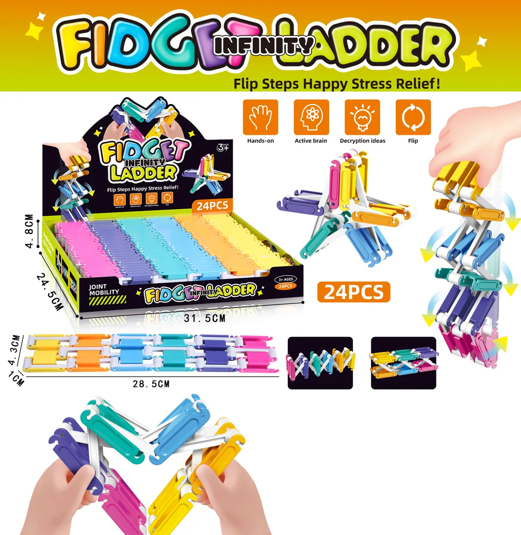 Stress-Relieving Flip-Flop Ladder Toy(24PCS/BOX)
