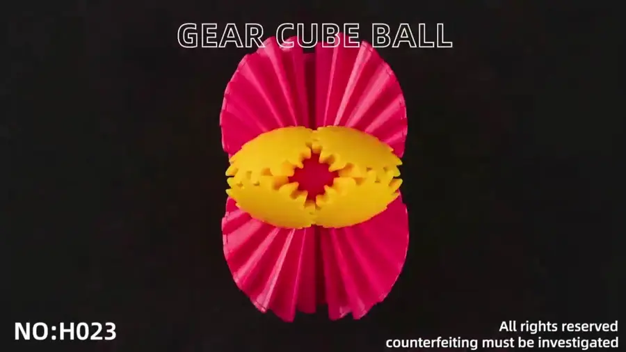 3D Rotating Gear Rubik’s Cube(24PCS/BOX) video
